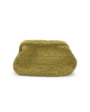 Clutch din fibre naturale verde