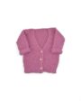 Cardigan tricotat roz pentru copii