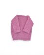 Cardigan tricotat roz pentru copii - imagine 2