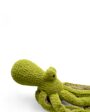 Caracatiță din pluș verde cu bej - imagine 3